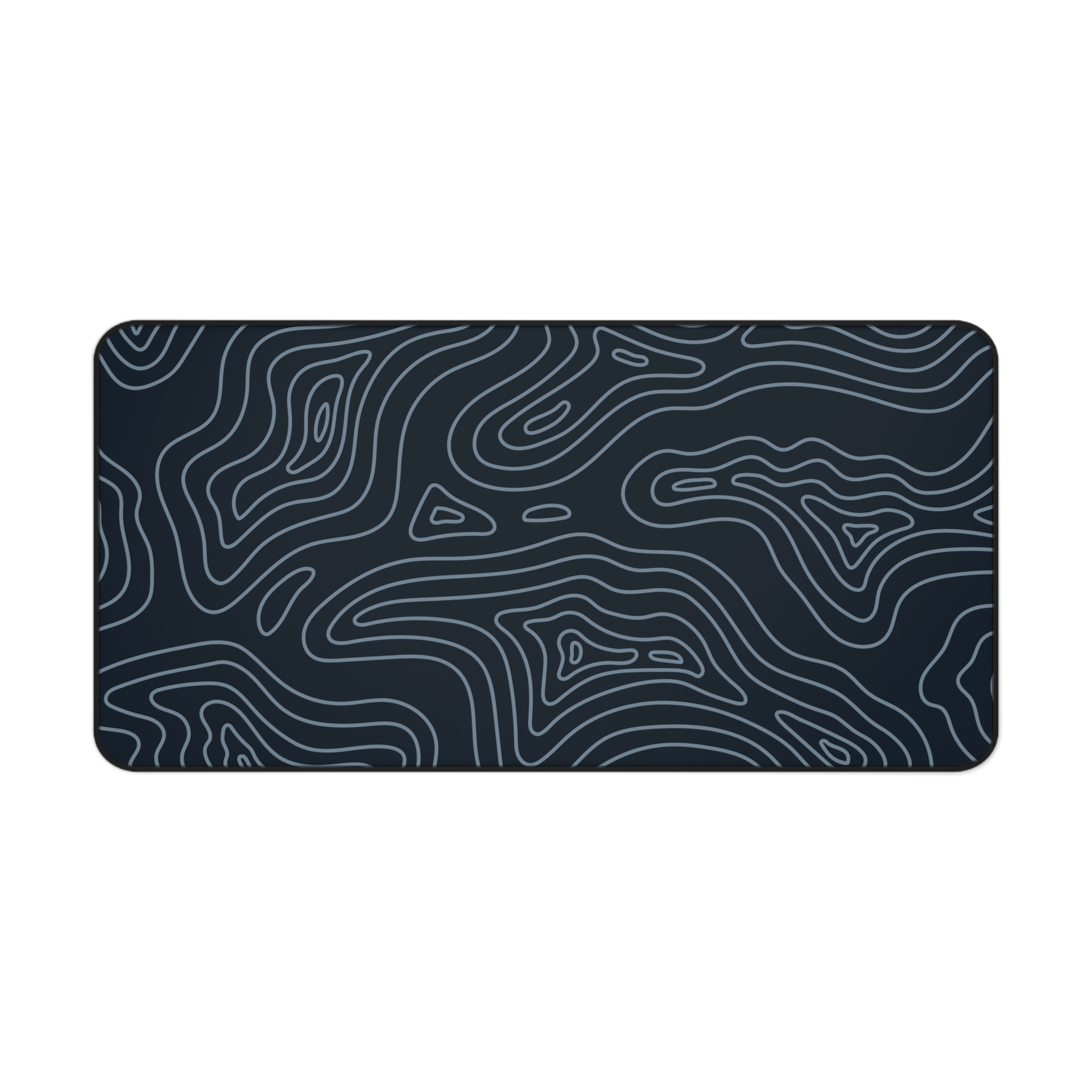 Midnight Topographic Desk Mat — Contour Pattern Mousepad for Office & Gaming - Image 11