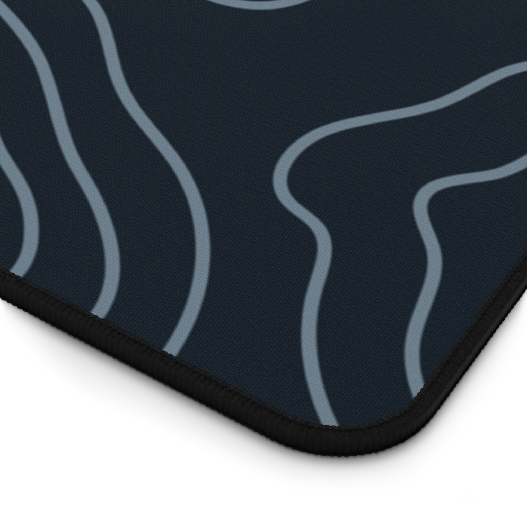 Midnight Topographic Desk Mat — Contour Pattern Mousepad for Office & Gaming - Image 15