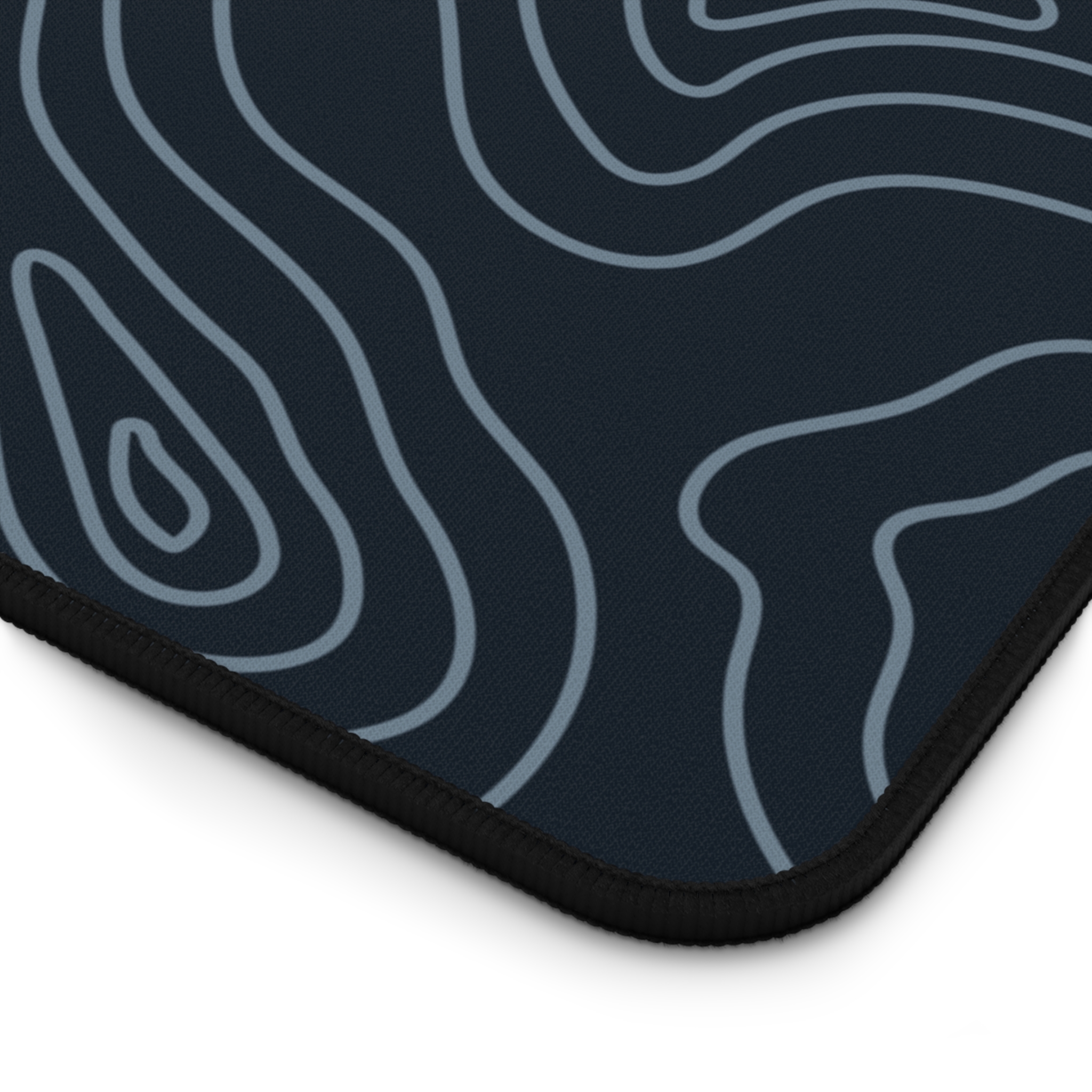 Midnight Topographic Desk Mat — Contour Pattern Mousepad for Office & Gaming - Image 10
