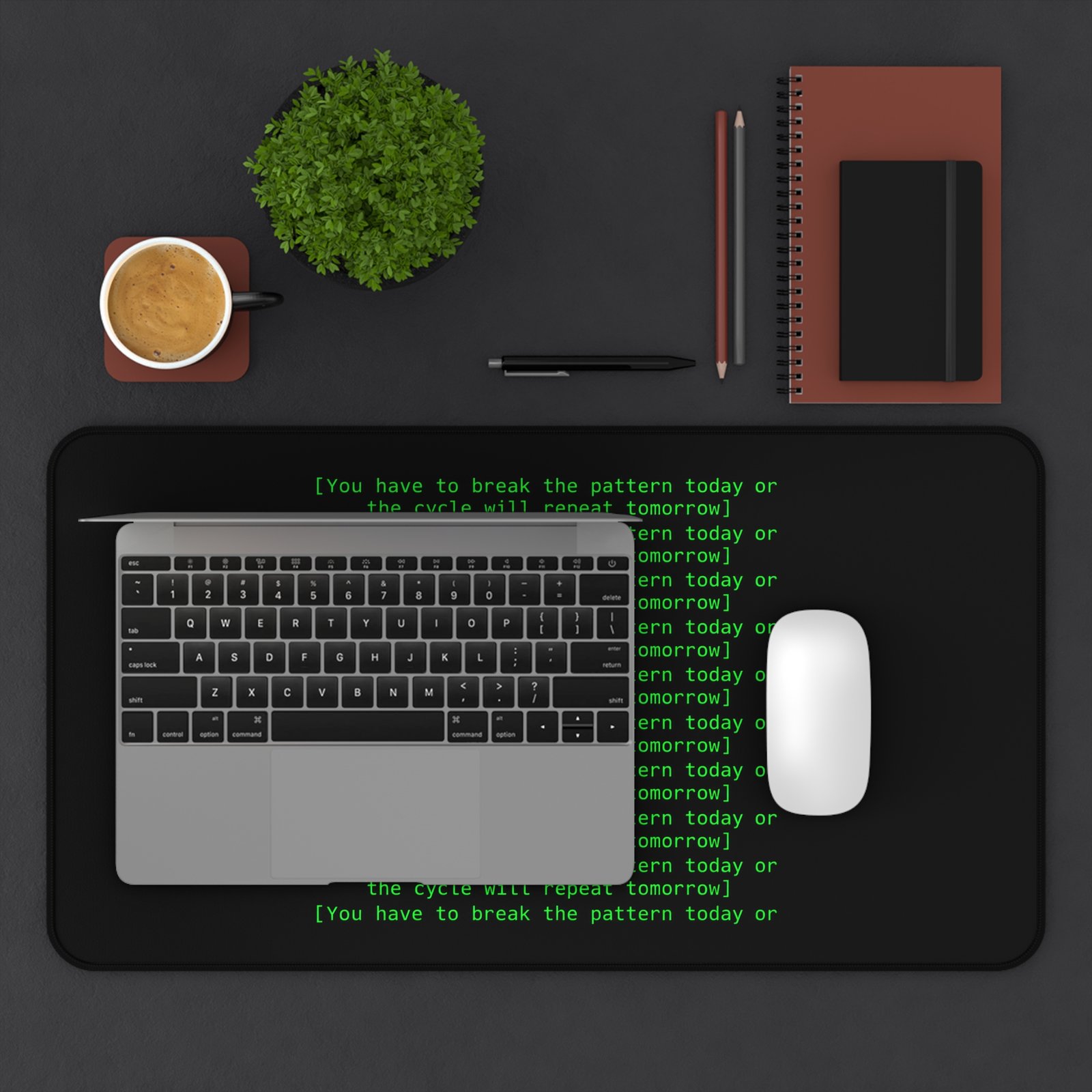 Desk Mat — Contour Pattern Mousepad for Office & Gaming - Image 8