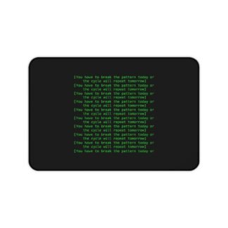Desk Mat — Contour Pattern Mousepad for Office & Gaming