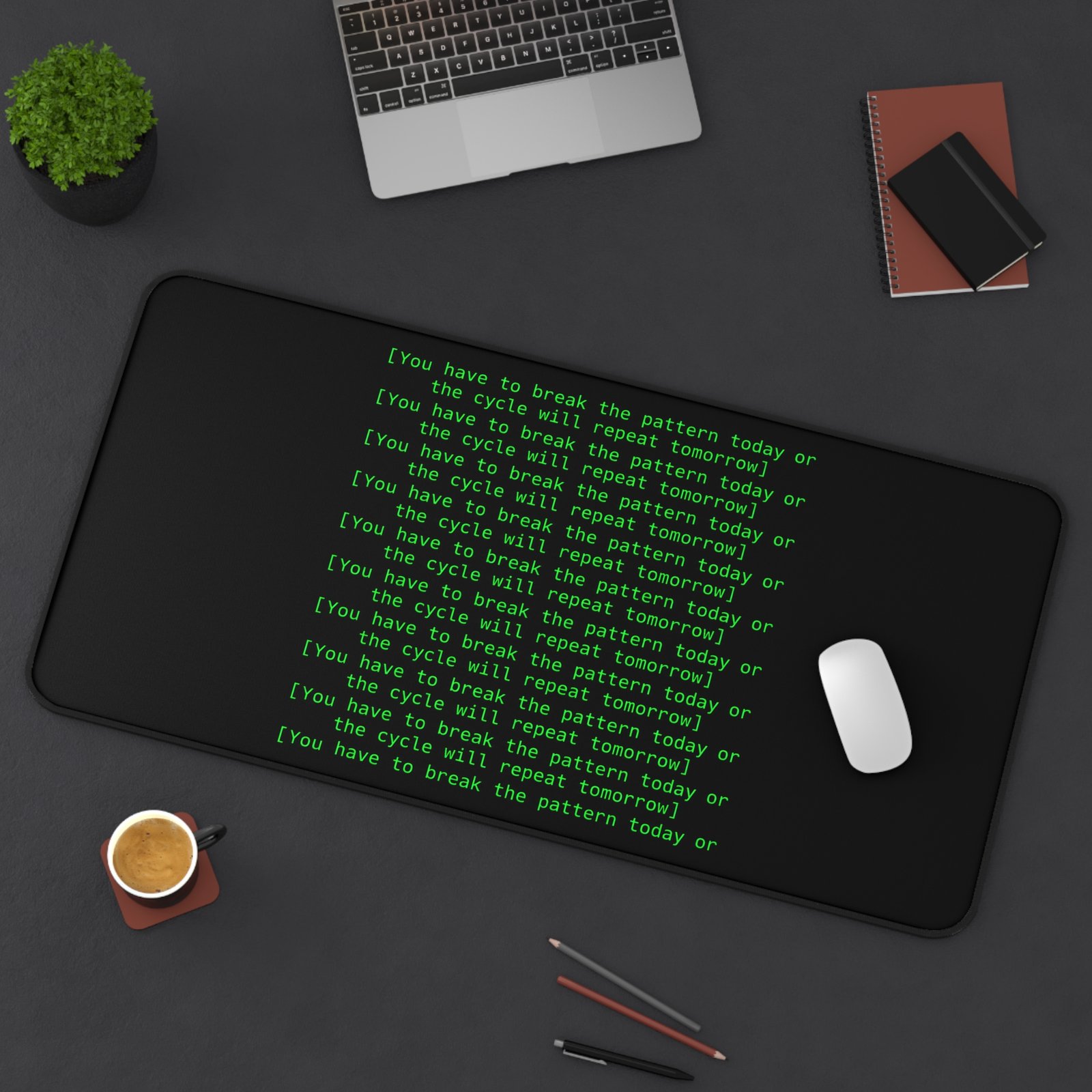 Desk Mat — Contour Pattern Mousepad for Office & Gaming - Image 14