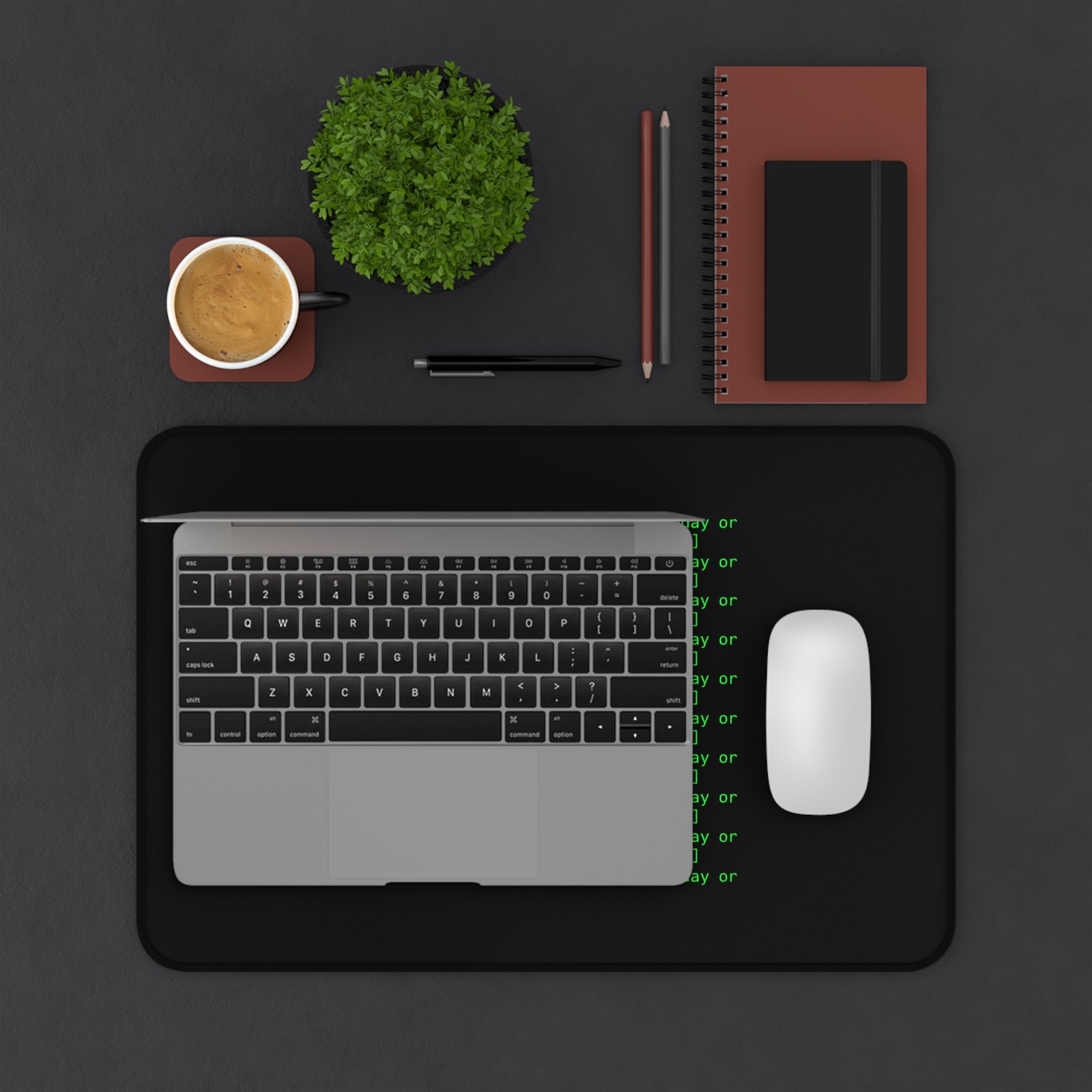 Desk Mat — Contour Pattern Mousepad for Office & Gaming - Image 3